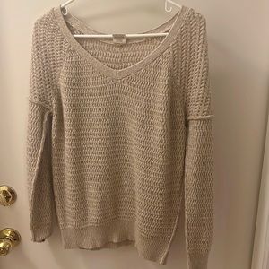 Tan sweater